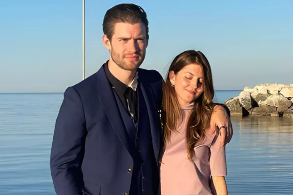 David Corenswet and Julia Best Warner