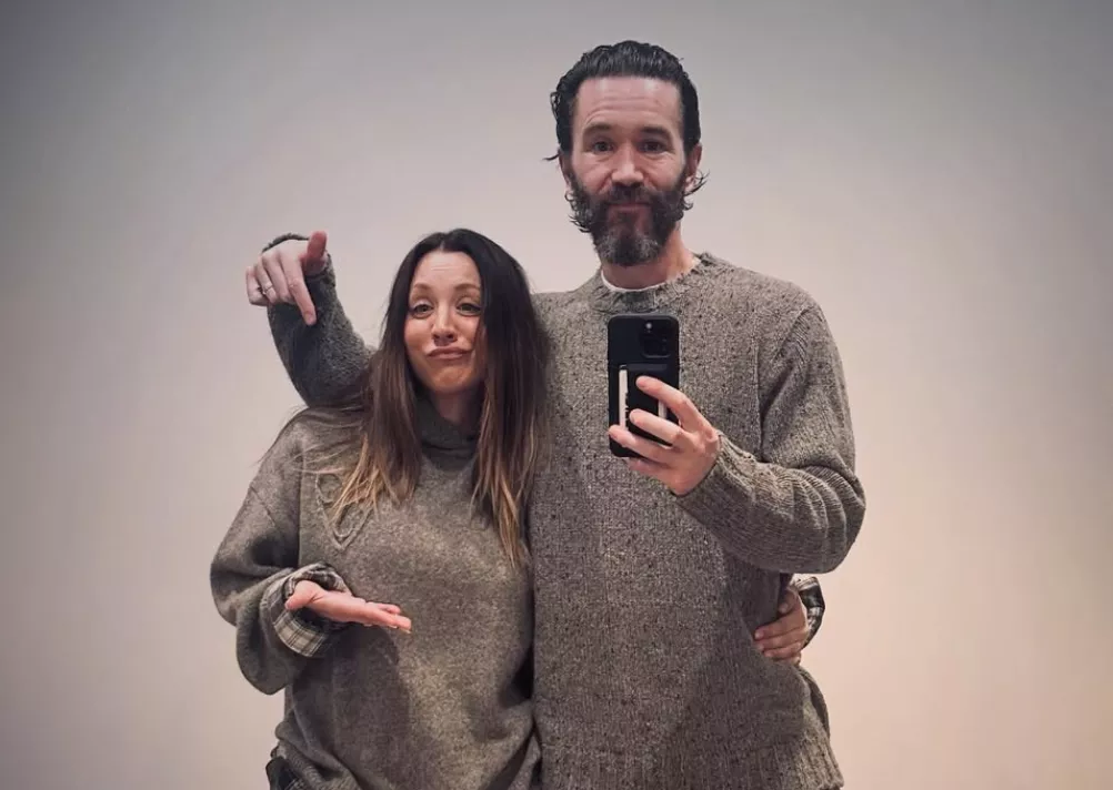 Tom Pelphrey and Kaley Cuoco