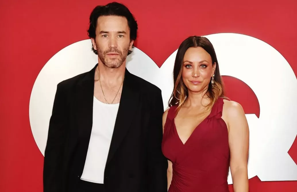 Tom Pelphrey and Kayley Cuoco