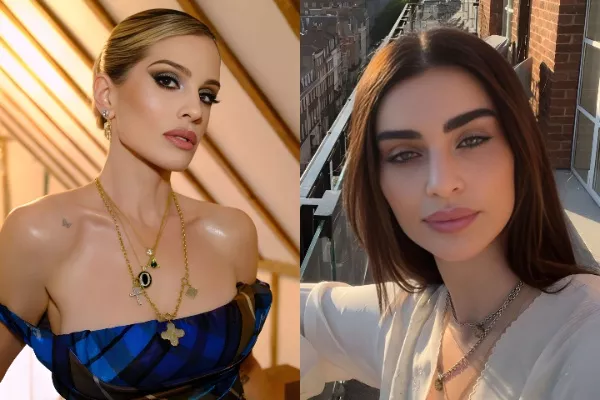 Kelly and Aimee Osbourne