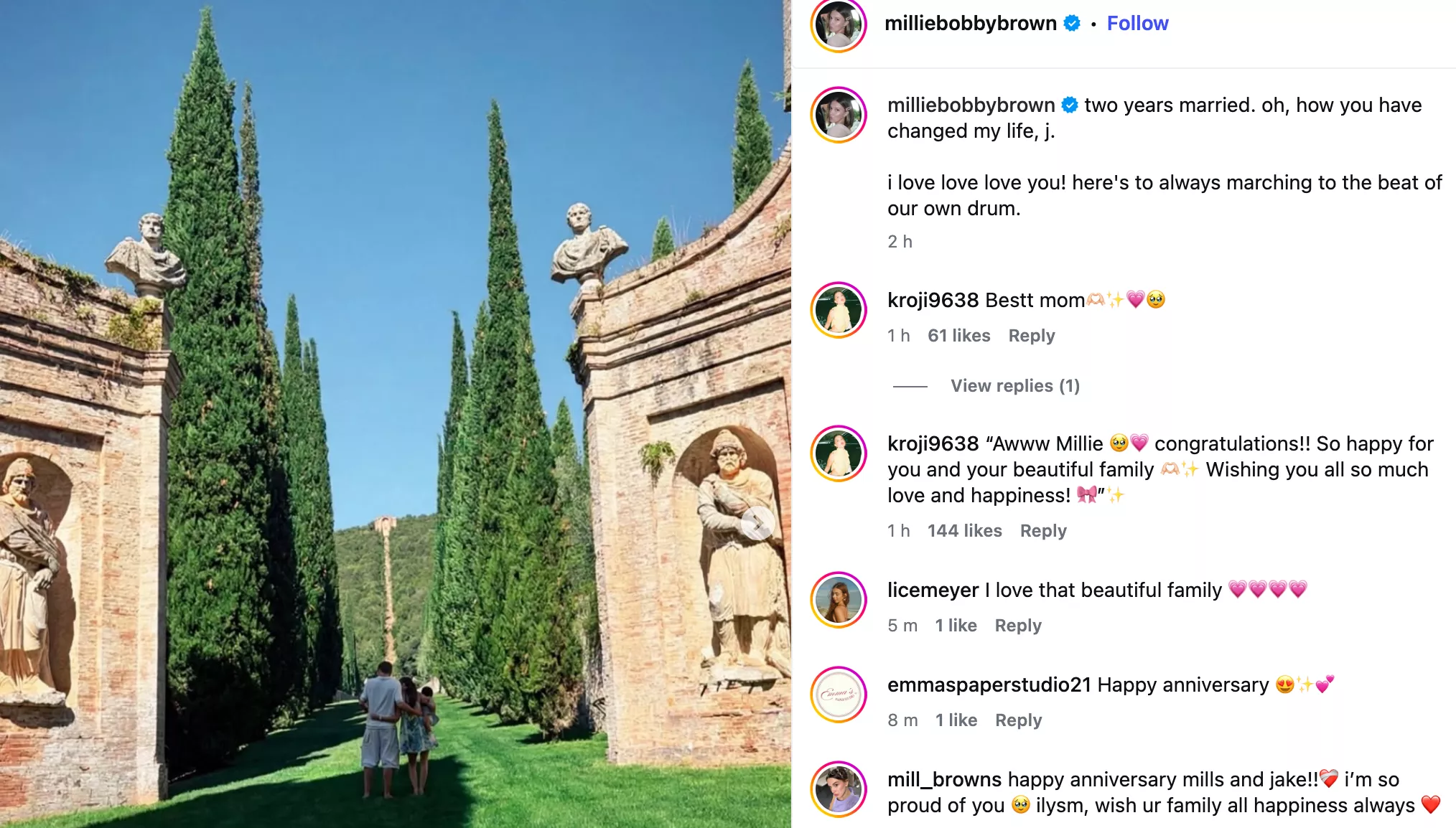 Millie Bobby Brown family