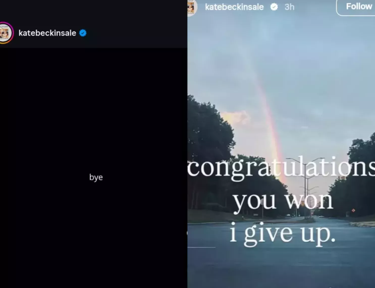 Kate Beckinsale cryptic post