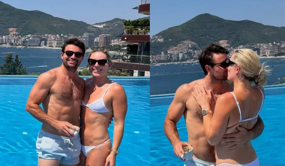Lindsey Vonn and Matthieu Bailet 