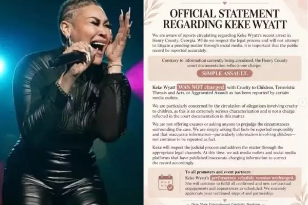 Keke Wyatt arrest