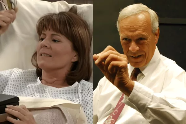 Patricia Richardson and Ray Baker