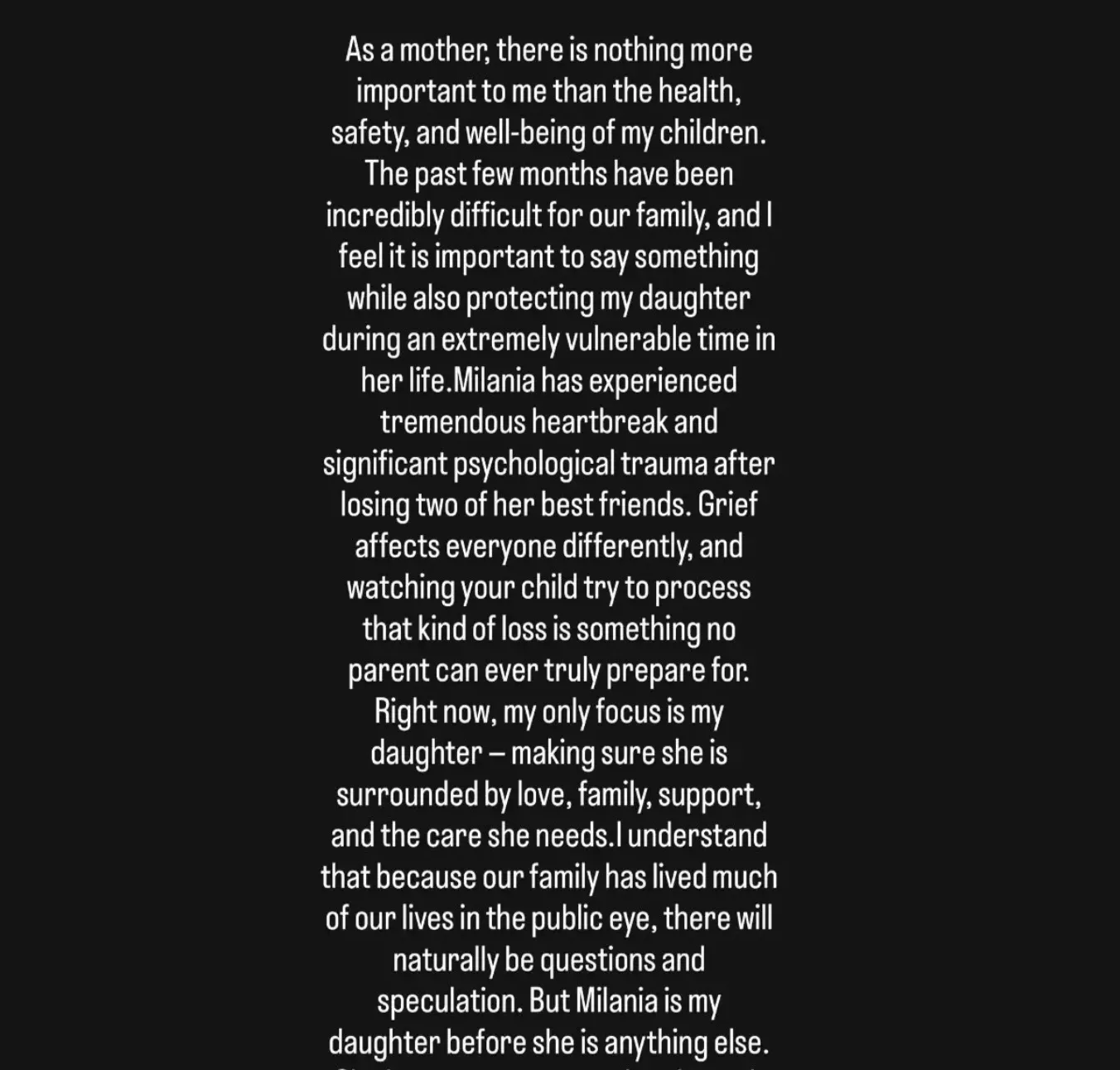 Teresa Giudice statement