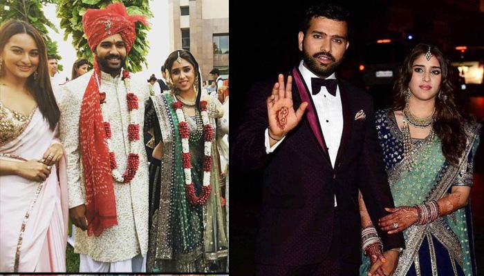 Indian Cricketer Rohit Sharma And Ritika Sajdeh's Complete Star-Studded Wedding Album