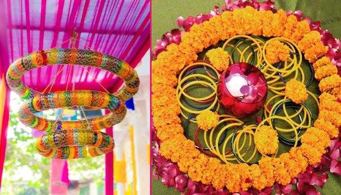 6 Innovative Ways To Use  Bangles  In Your Wedding Decor 