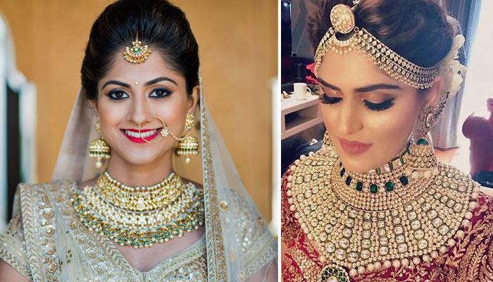 Real Brides Flaunting Striking And Royal Kundan Jewellery On Their Wedding