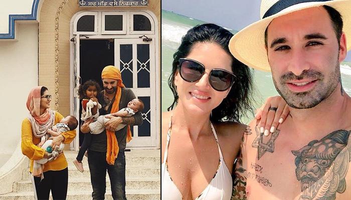 Sunny Leone's Husband Daniel Weber Gets Their Children, Nisha, Asher And  Noah's Name Tattooed