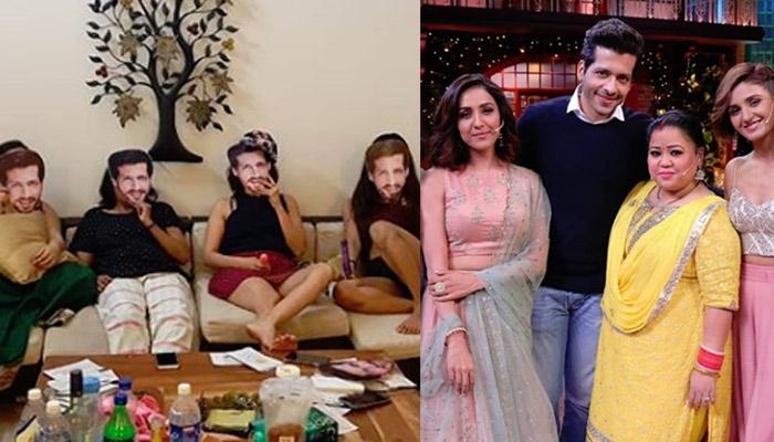 Neeti Mohan And Her Bridesmaids Posed Wearing Nihaar's Masks, His Reaction  Is Too Amazing