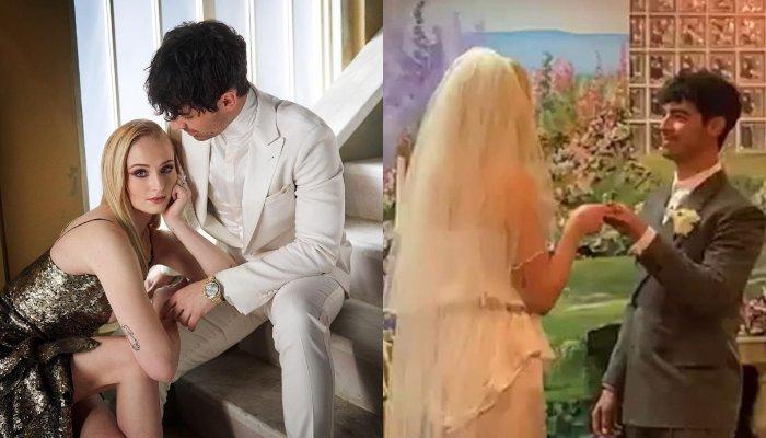 Priyanka Chopra's In-Laws, Sophie Turner And Joe Jonas Are Now Married, Her Wedding  Dress Is