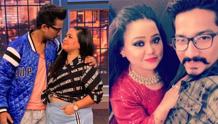 Pregnant Bharti Singh Scolded By Husband Haarsh Limbachiyaa As She Was About To Fall
