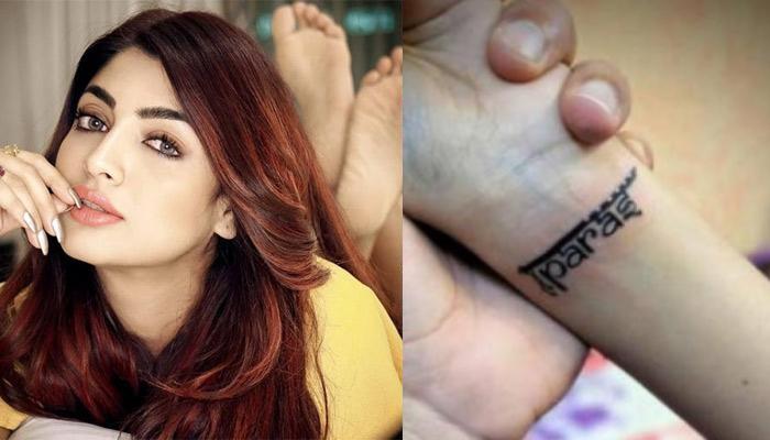 Akanksha Puri Covers-Up Paras Chhabra's Name Tattoo On Her Wrist With These  Two Strong Words