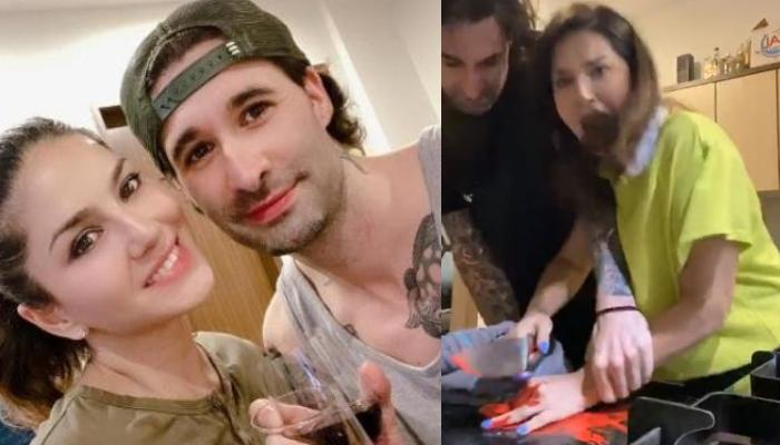 Sunny Leone Shares Funny Video Of Her Prank On Hubby, Daniel Weber,  Chops-Off Her Finger In Kitchen