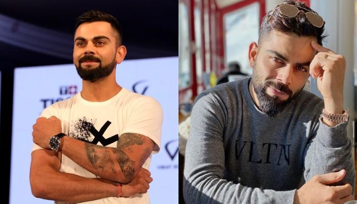 WI vs IND: Virat Kohli gets gifted hand-made bracelet by young fan in  Barbados - India Today