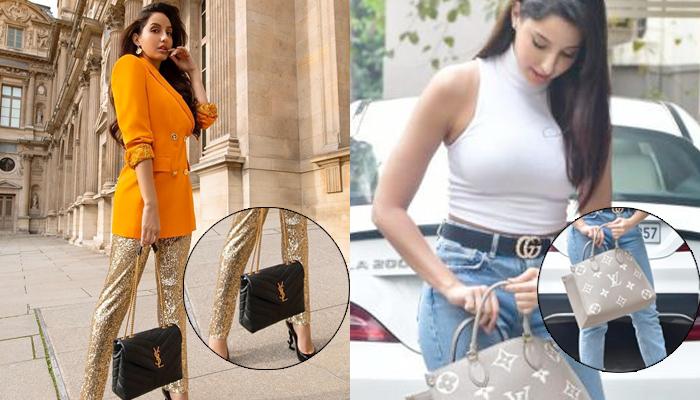 Nora Fatehi's Luxurious Bag Collection: LV Bag Worth Rs 2 Lakhs To