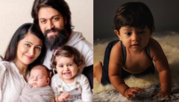 Yash And Radhika Pandit s Son Yatharv Looks Adorable After His Mundan Yash And Radhika Pandit s Son Yatharv Looks Adorable After His Mundan