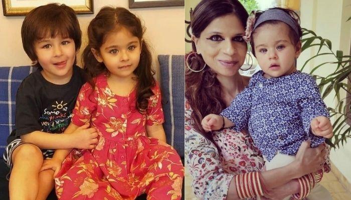 On Inaayas Picture A Netizen Calls Taimur Most Handsome Aunt Saba Ali Khan Gave An Epic Reply 