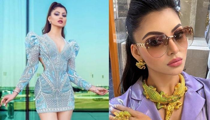 Urvashi Rautela Flaunts Crocodile Necklace, Bracelet And Earrings As She Gets Decked Up For New Year
