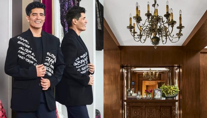 Manish Malhotra’s Five-Floor Luxurious Home Features Exquisite Chandeliers And Pretty Backdrops