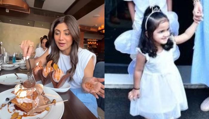 Shilpa Shetty Enjoys Binge Session With Family, Her Daughter, Samisha's Fairy Avatar Steals The Show