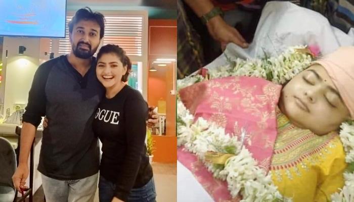 Aindrila Sharma's BF, Sabyasachi Kisses Her Feet Before Performing Last Rites With Her Father Viral Bhayani