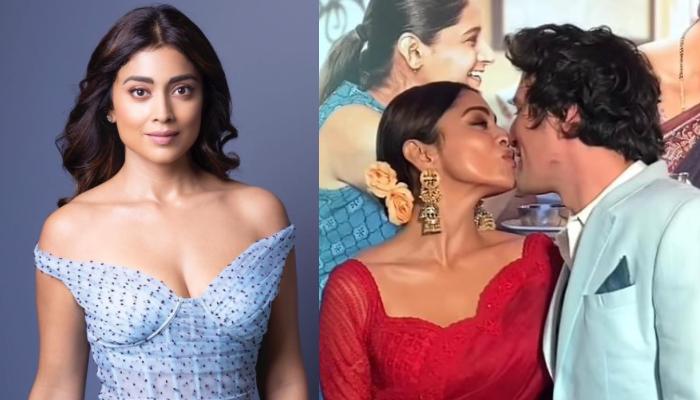 Shriya Saran Reacts To Being Trolled For Sharing A Lip-Lock Moment In Public: 'He Thinks That...'