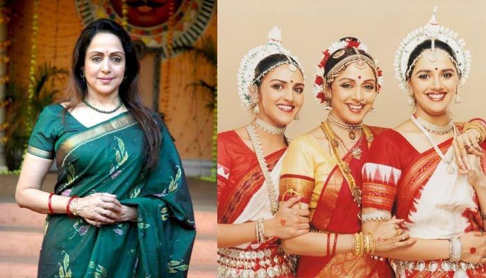 Tactiel gevoel temperatuur Bot Hema Malini Posts A Throwback Picture Of Her Daughters, Esha And Ahana On  National Girl Child