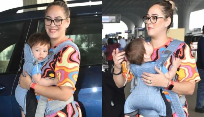 Hazel Keech Gets Spotted Carrying Son, Orion By Herself, A Fan Praises Her For Not Hiring A Nanny