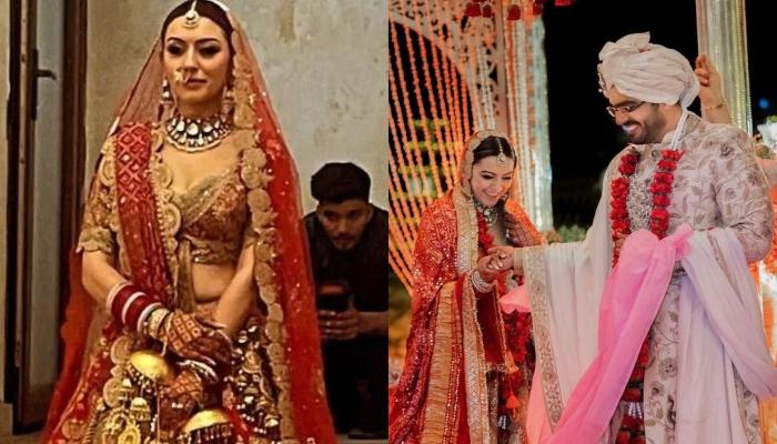 New Bride, Hansika Motwani Shares FIRST Pics With Hubby, Sohael Kathuria From Their Wedding ‘Mandap’