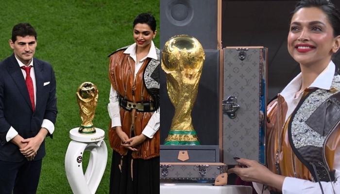Deepika Padukone Wore A Unique Statement Leather Jacket While Unveiling FIFA World Cup 2022 Trophy