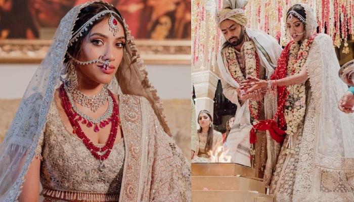 Bride, Raveena Mehta Donned Unique 16-‘Kali’ Lehenga Which Took Four Years To Be Made