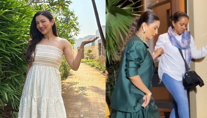 Gauahar Khan’s 1st Public Appearance After Pregnancy Announcement, Climbs Stairs By Taking Help