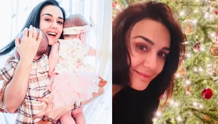 Preity Zinta Celebrates 2nd Christmas With Her 1-Year-Old Twins, Jai And Gia, Shares A Cutesy Video