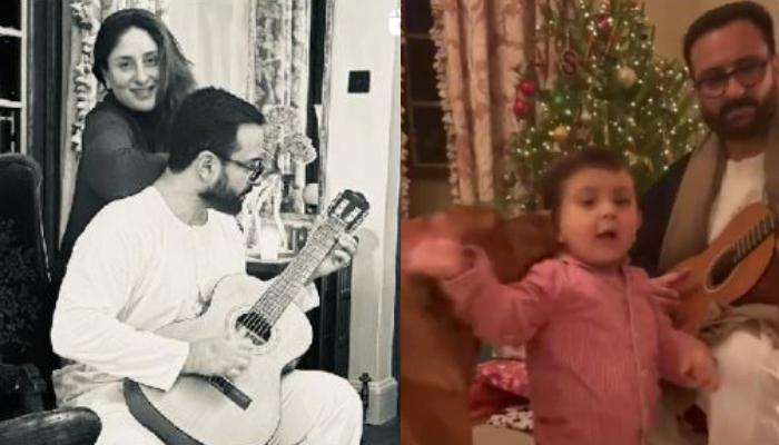 Kareena Kapoor’s Baby Boy, Jehangir Was Distracting Dad, Saif From Playing Guitar As He Calls ‘Baba’