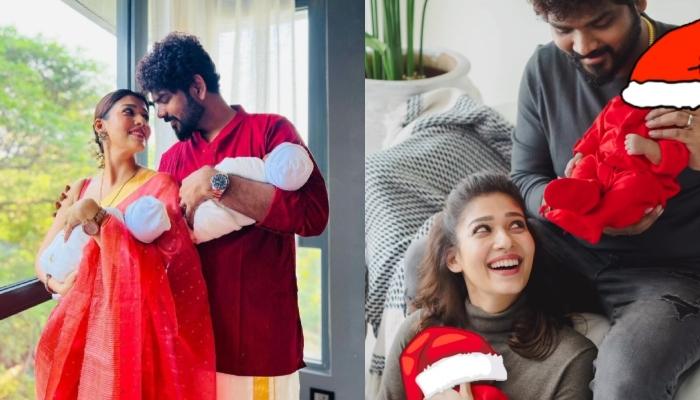 Nayanthara And Vignesh Shivan’s Twins, Uyir And Ulagam Celebrate Their First Christmas