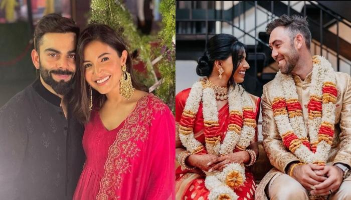 Anushka Sharma And Hubby Virat Kohli Flaunt Their 'Desi' Look At Glenn  Maxwell's Wedding In A Bubble