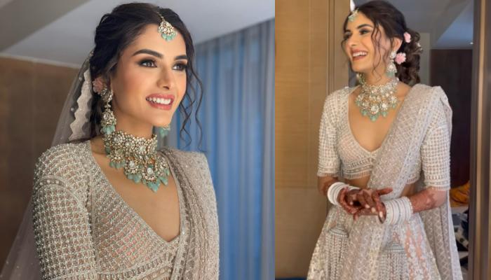 20 Brides Who Dazzled In Floral Embroidered Lehengas At Their