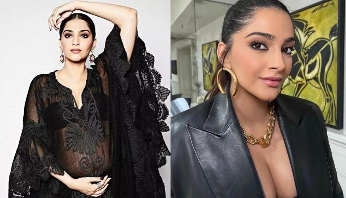 Mom-To-Be Sonam Kapoor Amps Her Maternity Fashion In A Stunning Black Dress, Radiates Pregnancy Glow