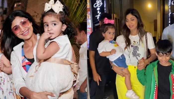 Shilpa Shetty Reacts As Her 2-Year-Old Daughter, Samisha Throws Tantrums And Refuses To Walk [Video]