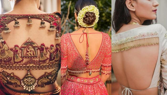 25 Different And Unique Bridal Blouse Back Designs For Brides To