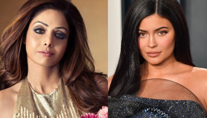 Sridevi's Fans Claim Kylie Jenner Took Inspo From The Former's 90s Photoshoot Look In A Shimmery Top