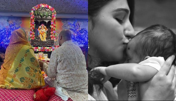 Mohena Kumari's Son, Ayaansh Celebrates First Ganesh Chaturthi, Seeks Ganpati Bappa's Blessings