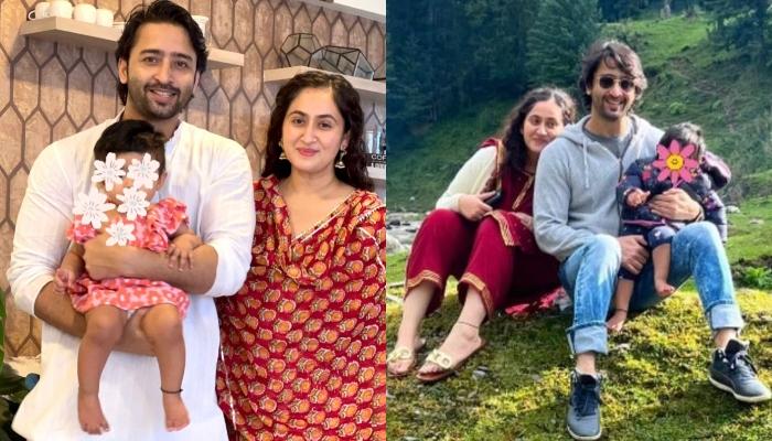 Shaheer Sheikh Enjoys Family Vacation Amidst Nature, Daughter, Anaya Chases Goats With Her 'Dadi'
