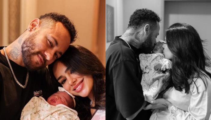 Footballer, Neymar And His Girlfriend, Bruna Biancardi Reveal The Face And Name Of Their New-Born