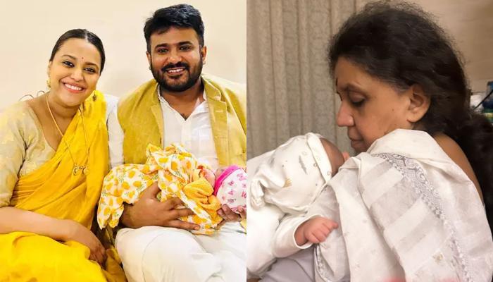 Read more about the article Swara Bhasker’s Daughter, Raabiyaa Cuddles Her ‘Nani’, The Latter Couldn’t Take Her Eyes Off ‘Natin’