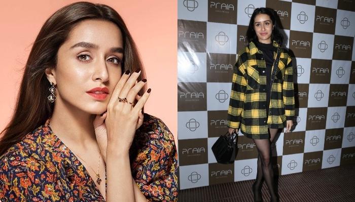 Shraddha Kapoor Looks Mesmerising In An Affordable Checkered Shacket Worth Rs. 2700
