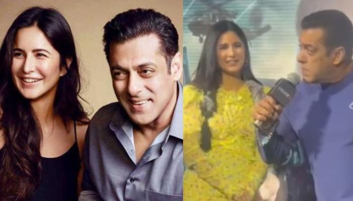 Salman Khan Teases Ex-GF, Katrina, Asks A Fan If He Brought Bouquet For Her, Adds, 'Bohat Marega'