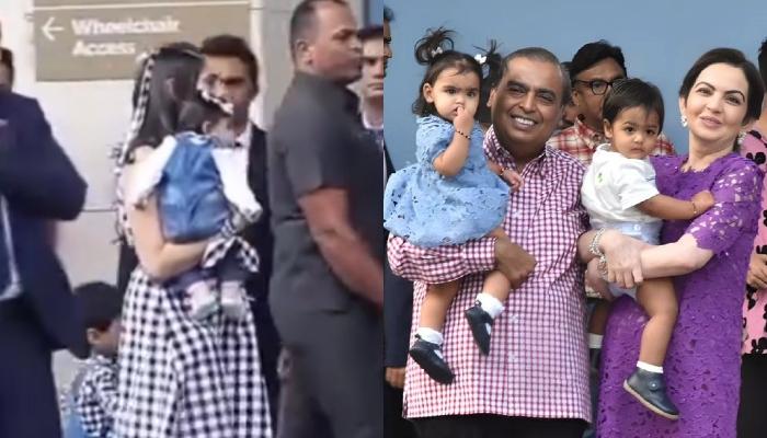 Shloka Mehta Attends Isha Ambani's Twins B'Day With Prithvi-Veda, Her Kids Twin In Matching Outfits